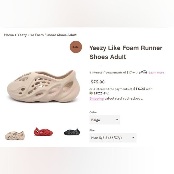 Unisex Foam Runners - Picture 9 of 9